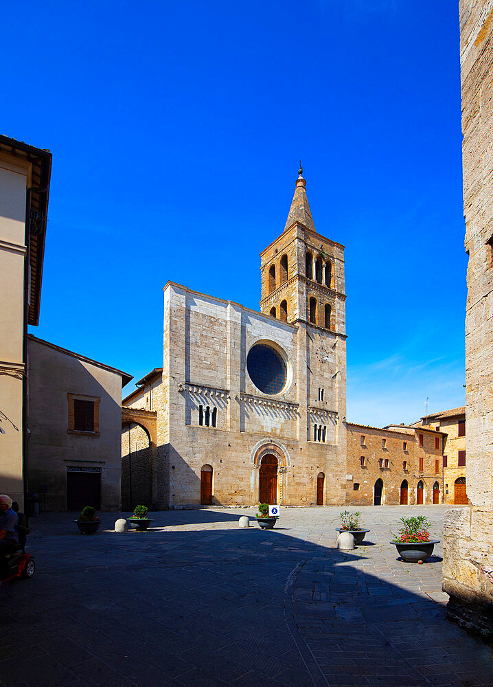 Piazza Silvestri, Bevagna, Perugia, Umbria, Italy, Europe