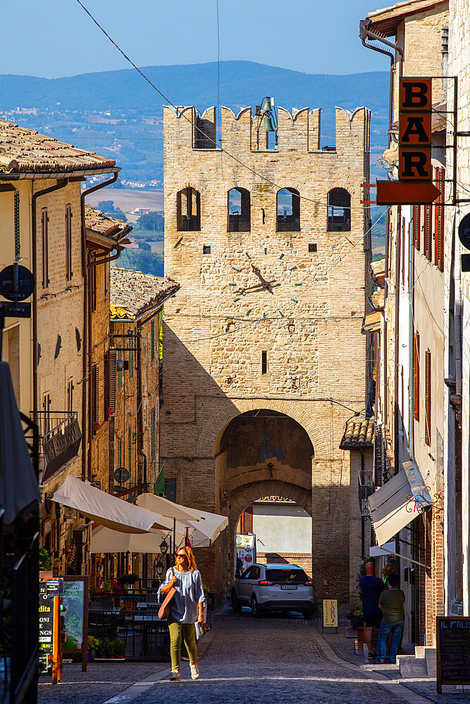 Porta Sant'Agostino, Montefalco, Perugia, Umbria, Italy, Europe