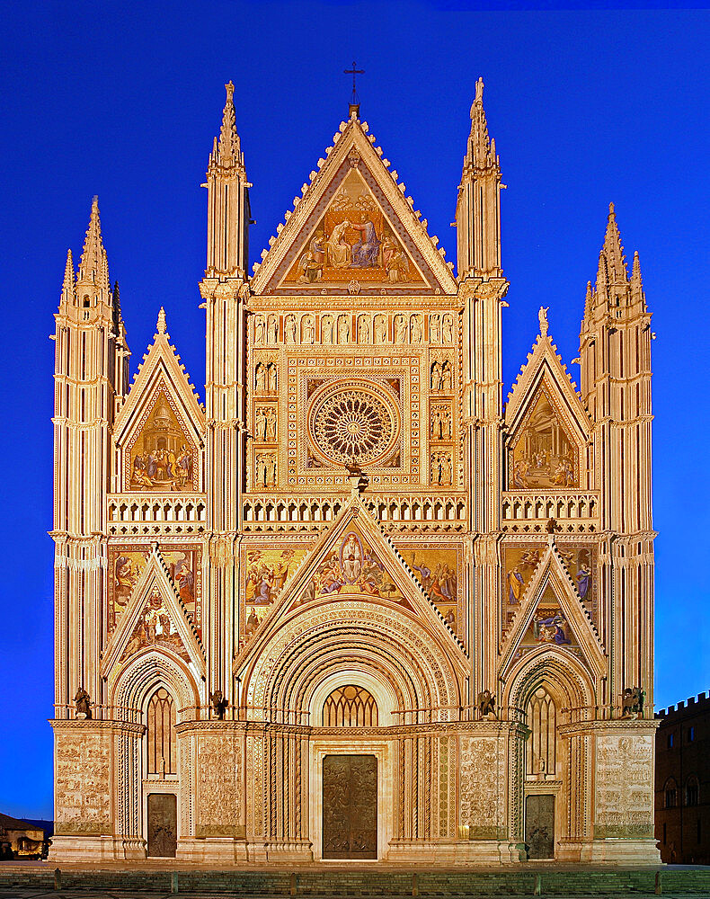 Cathedral of Santa Maria Assunta, Orvieto, Terni, Umbria, Italy, Europe