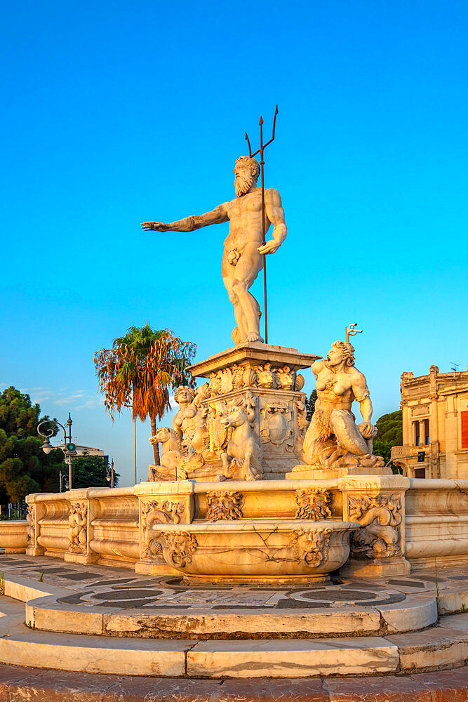 Fountain of Neptune, Messina, Sicily, Italy, Europe