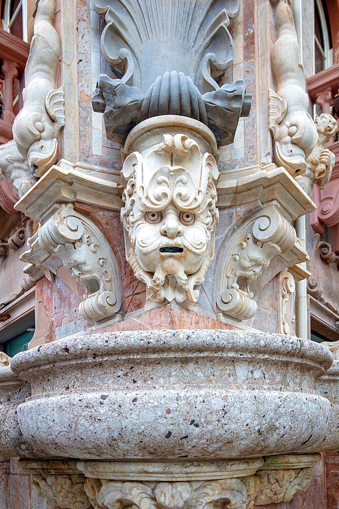 The four fountains, Messina, Sicily, Italy, Europe