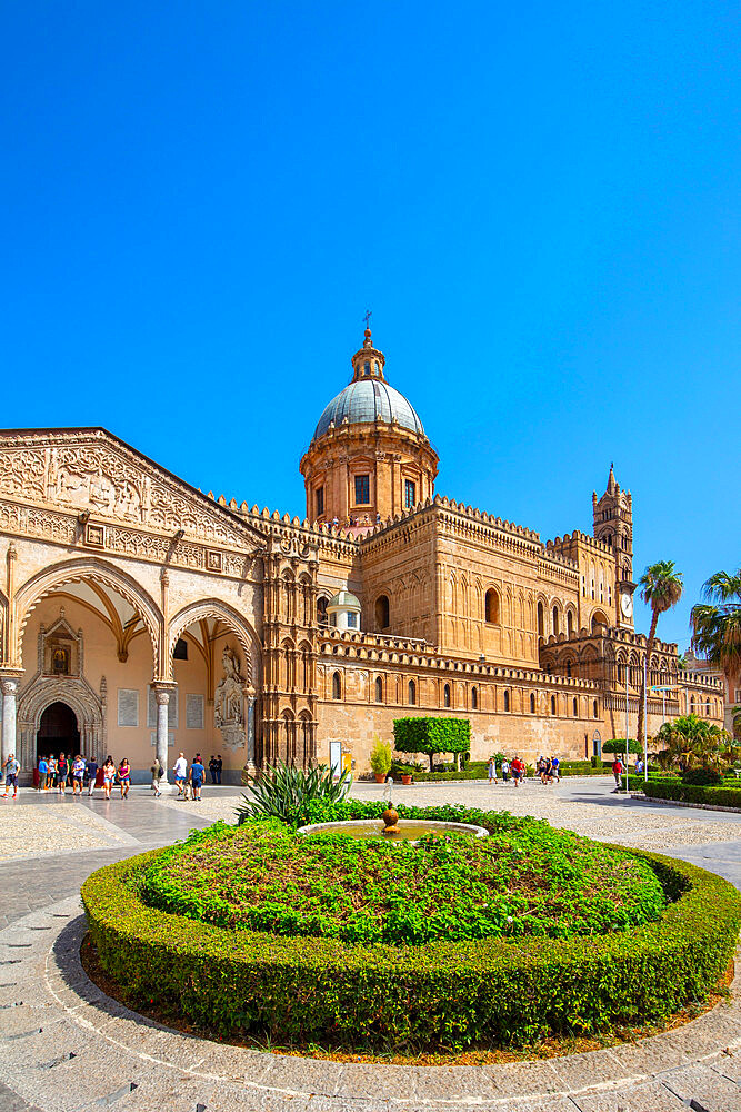 The Cathedral, UNESCO World Heritage Site, Palermo, Sicily, Italy, Europe