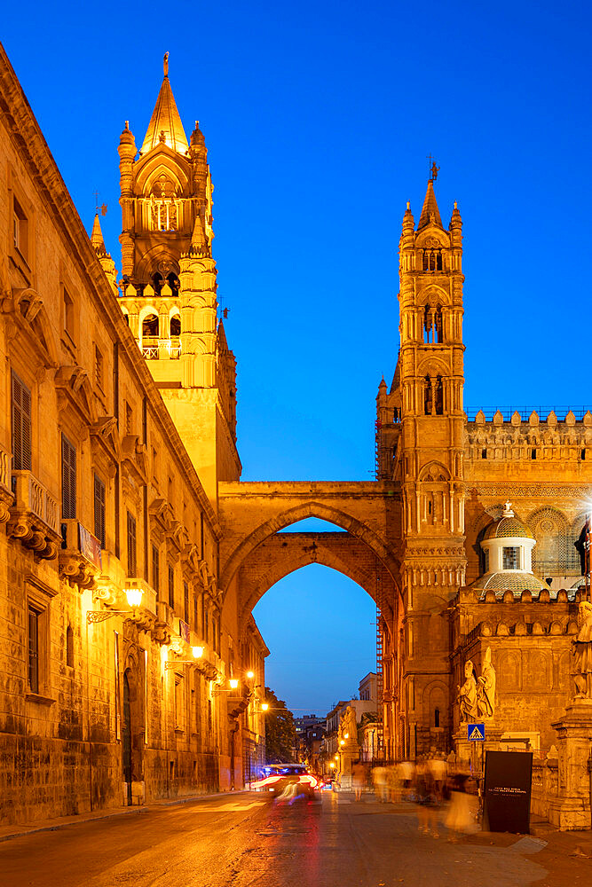 The Cathedral, UNESCO World Heritage Site, Palermo, Sicily, Italy, Europe