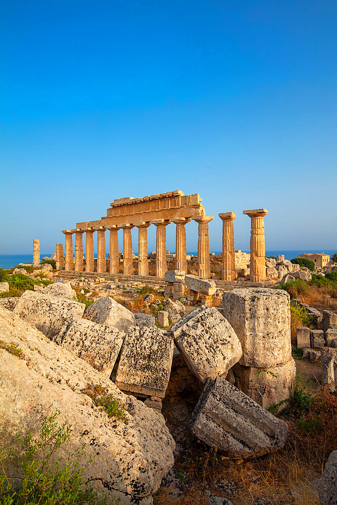 Temple R, Selinunte, Castelvetrano, Trapani, Sicily, Italy, Europe