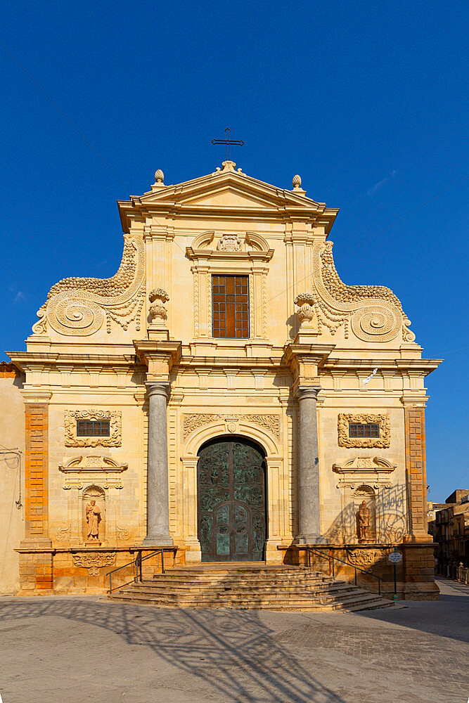 Basilica of San Giacomo, Caltagirone, Catania, Val di Noto, UNESCO World Heritage Site, Sicily, Italy, Europe