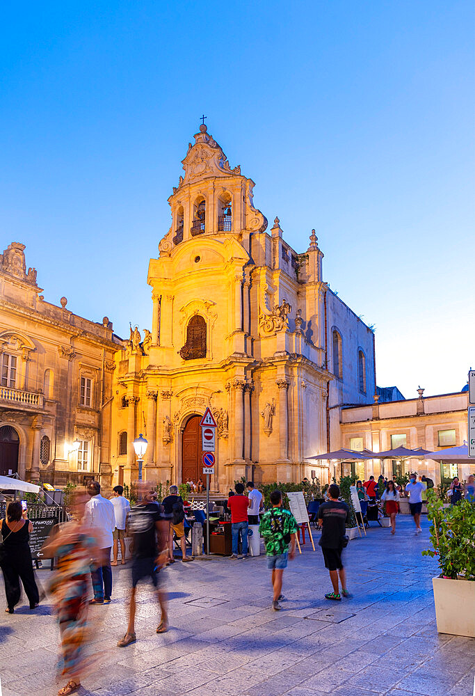 Church of Saint Giuseppe, Ragusa Ibla, Val di Noto, UNESCO World Heritage Site, Sicily, Italy, Europe