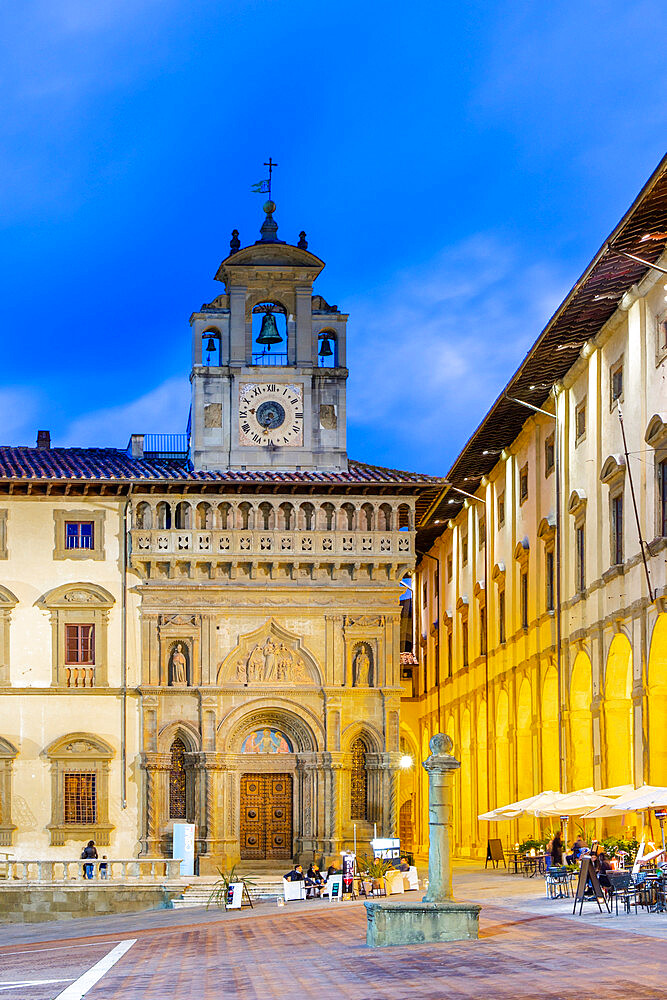 Piazza Grande, Arezzo, Umbria, Italy, Europe