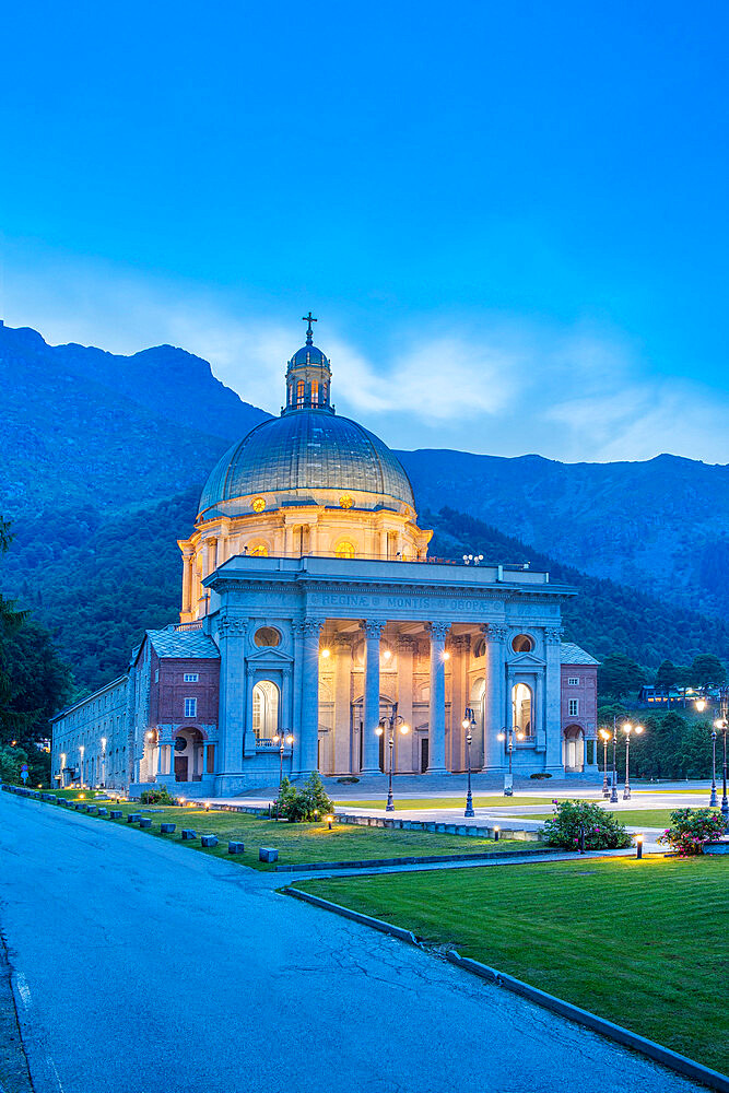 The Upper Basilica, Sanctuary of Oropa, Biella, Piedmont, Italy, Europe