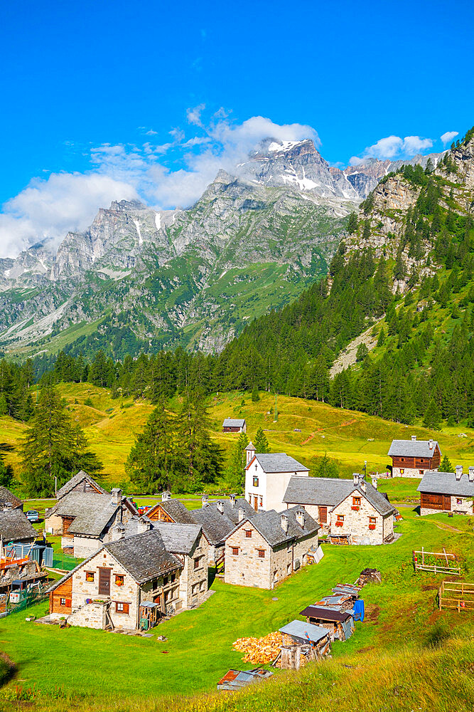 Alpe Crampiolo (Alpe Devero), Parco Naturale Veglia-Devero, Val d'Ossola, V.C.O. (Verbano-Cusio-Ossola), Piedmont, Italy, Europe