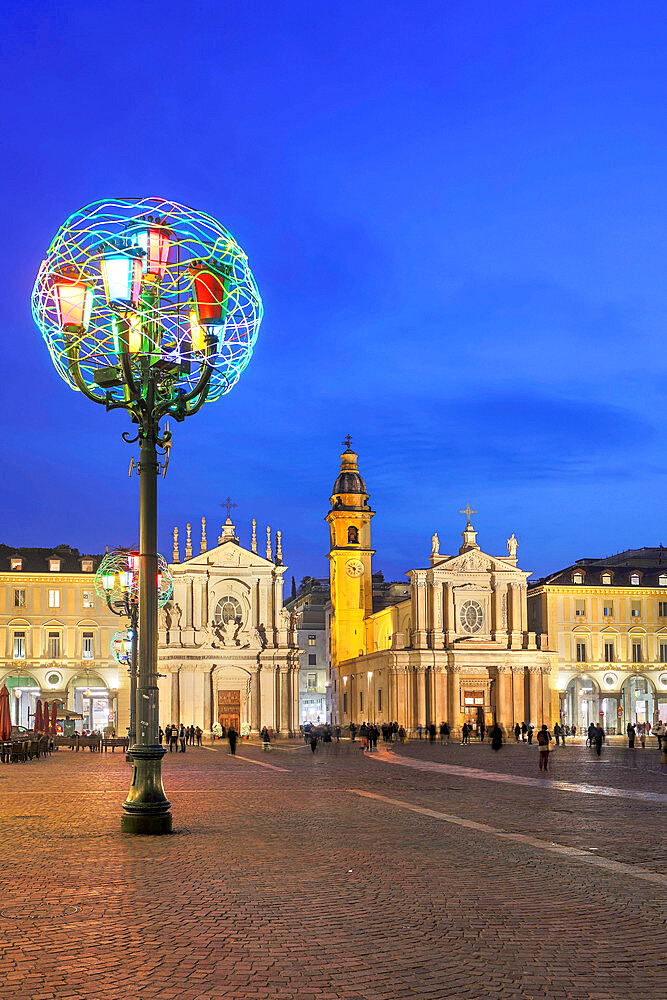 Piazza San Carlo, Turin, Piedmont, Italy, Europe