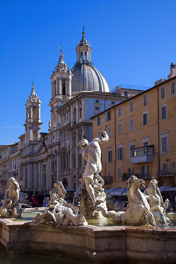 Piazza Navona, Rome, Lazio, Italy, Europe