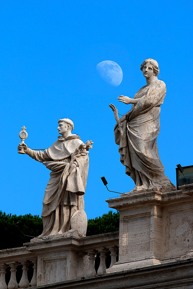 St. Peter's Basilica, Vatican City, UNESCO World Heritage Site, Rome, Lazio, Italy, Europe