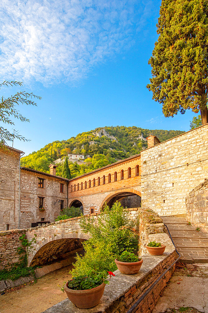 Via del Camignano, Gubbio, Province of Perugia, Umbria, Italy, Europe