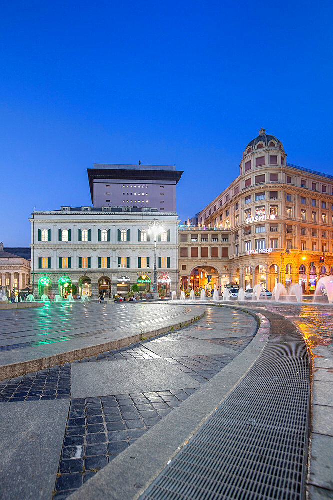 De Ferrari square, Genova (Genoa), Liguaria, Italy, Europe