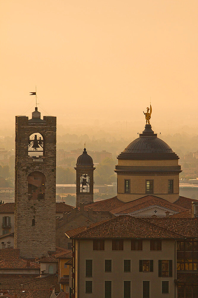 Colle San Vigilio view, Bergamo, Lombardia (Lombardy), Italy, Europe