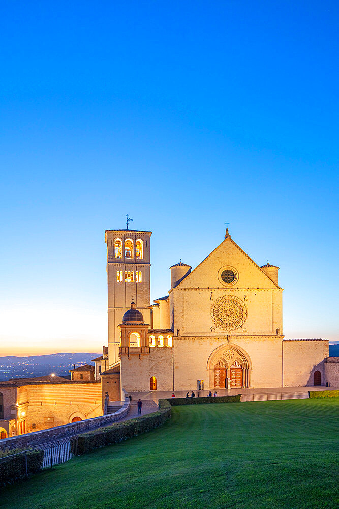 Basilica of San Francesco, UNESCO World Heritage Site, Assisi, Perugia, Umbria, Italy, Europe