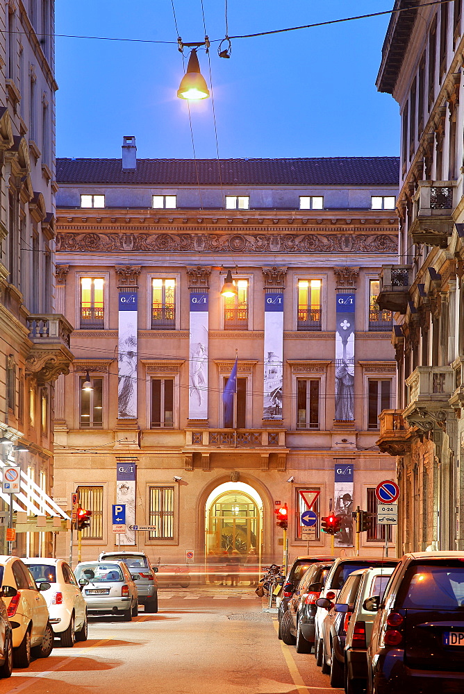 Gallerie d'Italia, external view, Milan, Lombardy, Italy, Europe