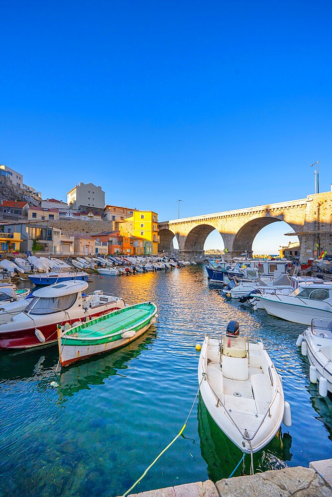 Vallon des Auffes, Marseille, Provence-Alpes-Cote d'Azur, France, Mediterranean, Europe