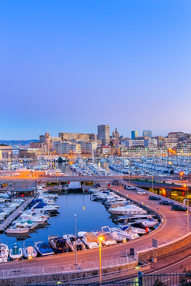 Old Port, Marseille, Provence-Alpes-Cote d'Azur, France, Mediterranean, Europe