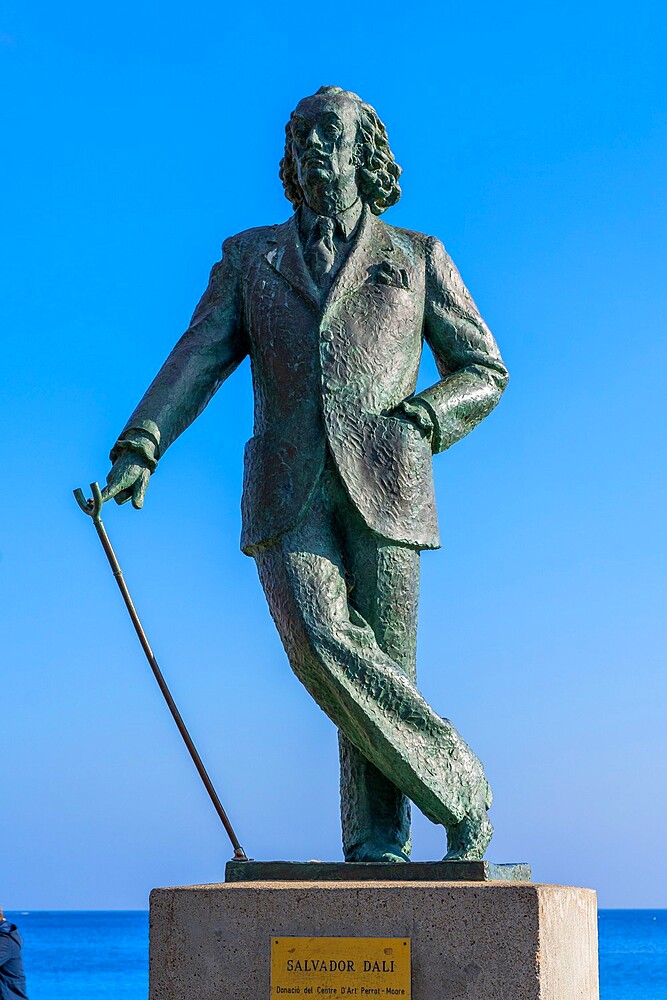 Monument to Salvador Dali, Cadaques, Girona, Catalonia, Spain, Europe