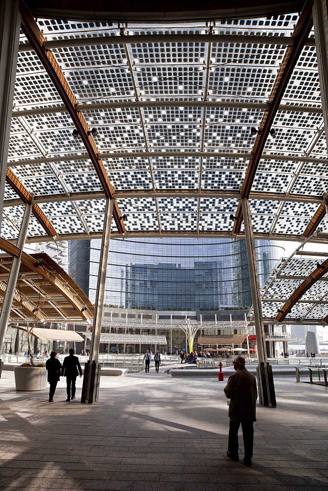 Piazza Gae Aulenti, Porta Nuova district, Milan, Lombardy, Italy, Europe