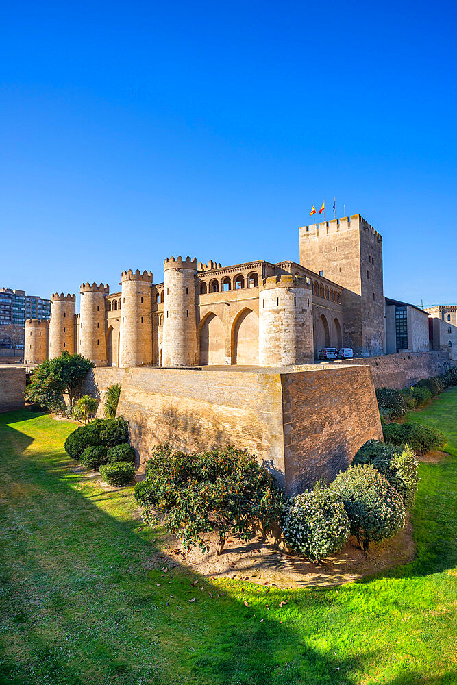 Aljaferia, UNESCO World Heritage Site, Zaragoza, Aragon, Spain, Europe