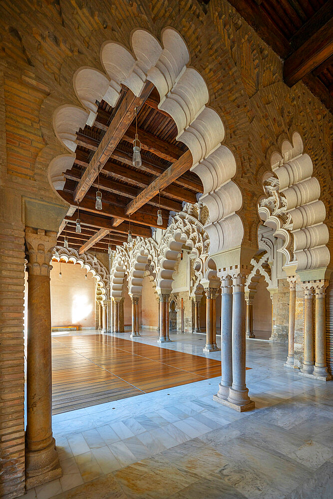 Aljaferia, UNESCO World Heritage Site, Zaragoza, Aragon, Spain, Europe