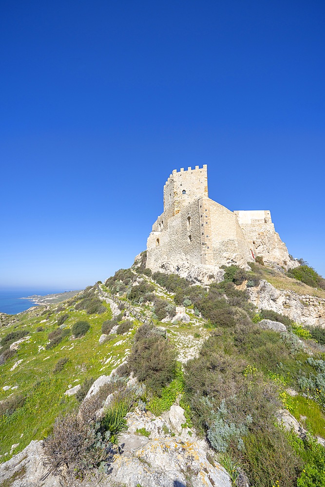 Chiaramontano Castle, Palma di Montechiaro, Agrigento, Sicily, Italy