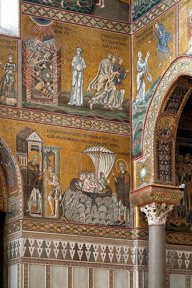 Monreale Cathedral, Monreale, Palermo, Sicily, Italy