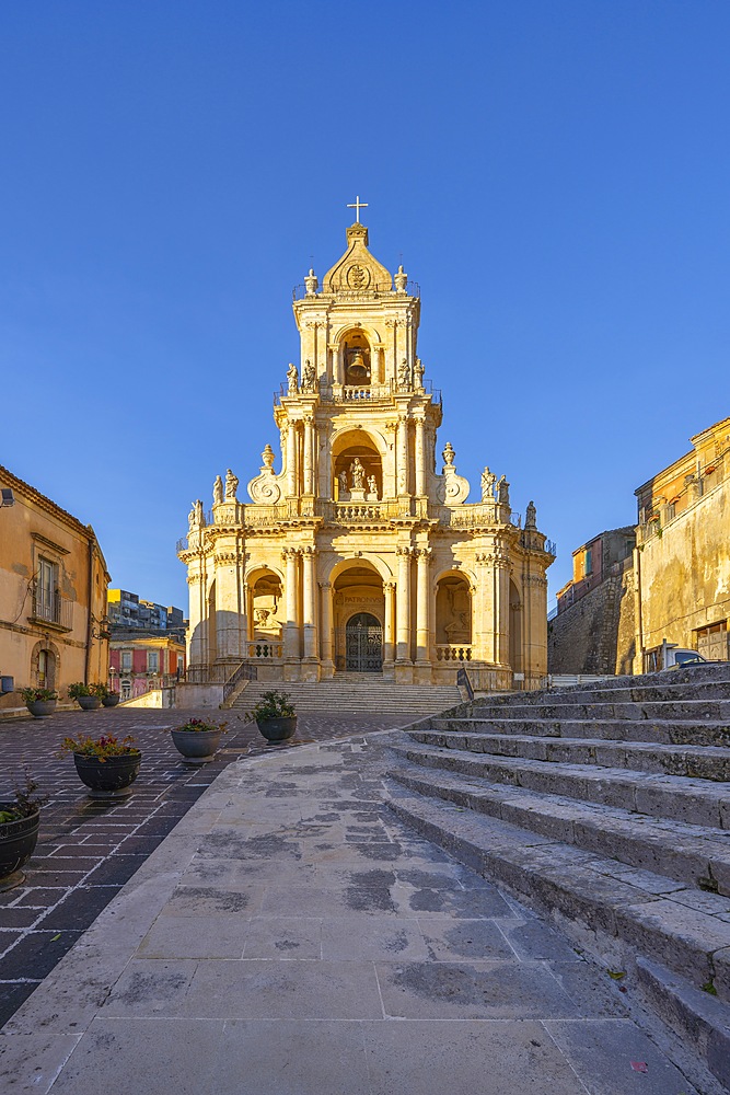 St. Paul's Basilica, Basilica di San Paolo, Palazzolo Acreide, Siracusa, Sicily, Italy