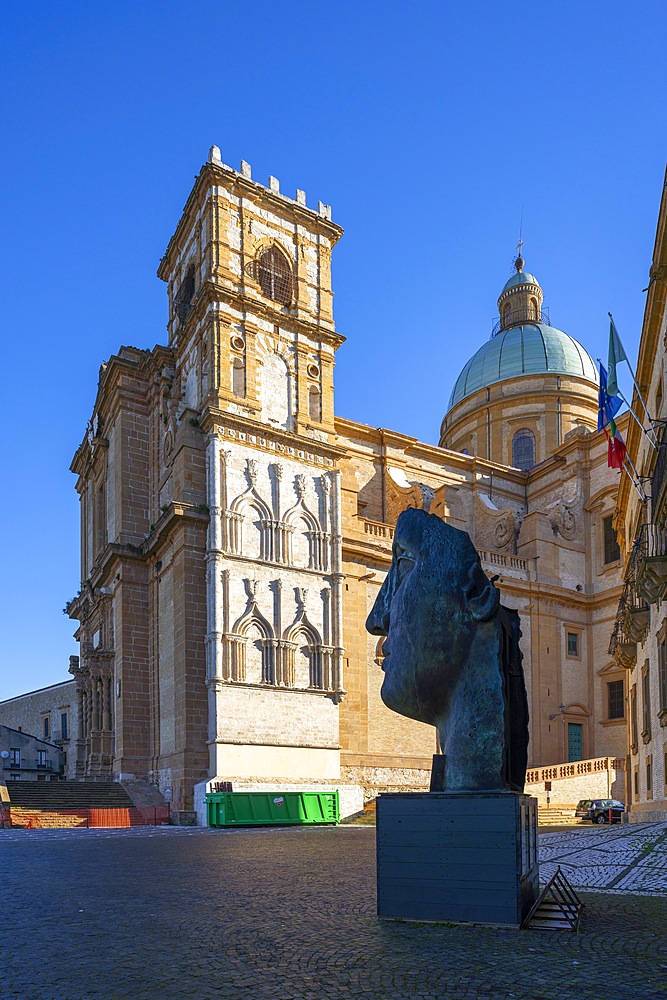 Cathedral of Our Lady of Victories, Cattedrale di Maria Santissima delle Vittorie, Piazza Armerina, Enna, Sicily, Italy