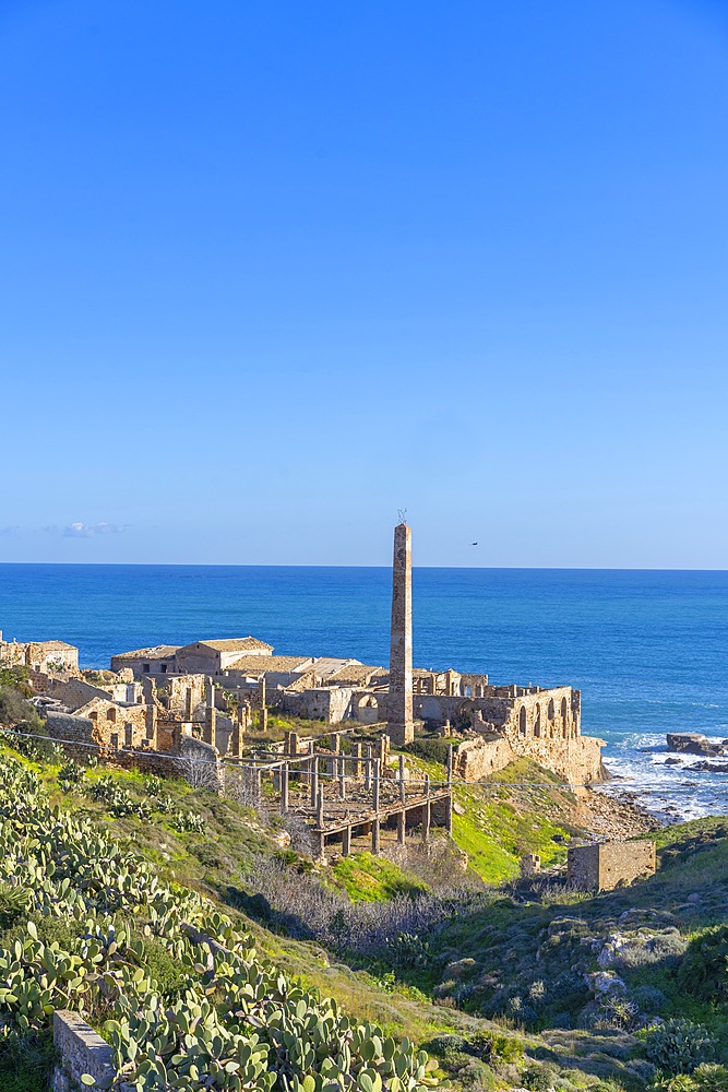 ancient fish processing site, Portopalo di Capo Passero, Siracusa, Sicily, Italy