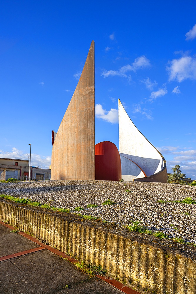 Labirinto, Nino Franchina, 1983, Gibellina Nuova, Trapani, Sicily, Italy