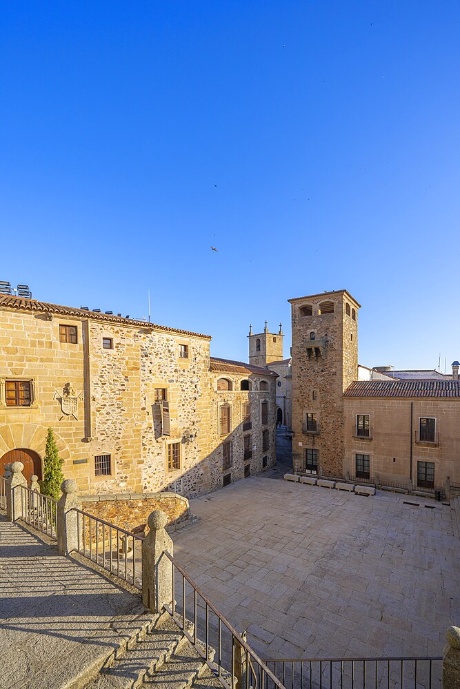 St. George's Square, Caceres Extremadura, Spain