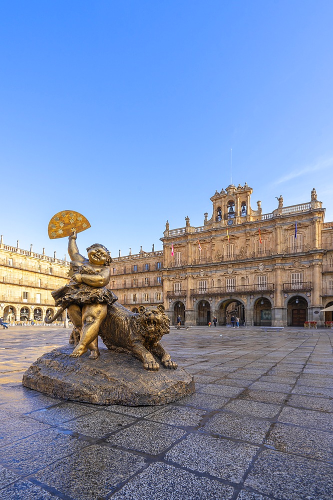 Plaza Mayor, main square, Salamanca, Castile and León, Spain