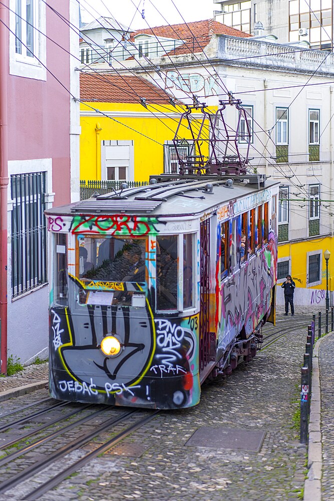 Elevador da Bica, Lisbon, Portugal