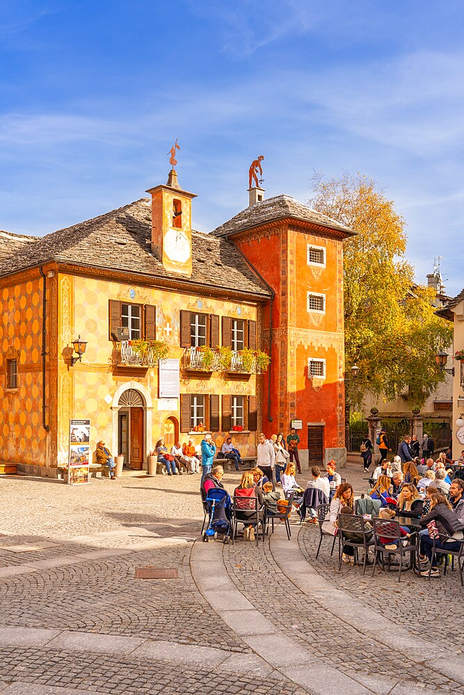 City Hall, piazza risorgimento, Santa Maria Maggiore, Valle Vigezzo, VAl d'Ossola, Verbania, Piedmont, Italy