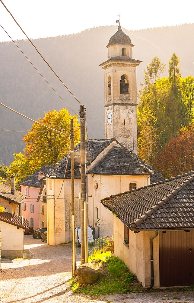 Among the landscapes of Carlo Fornara, path., Prestinone, Valle Vigezzo, VAl d'Ossola, Verbania, Piedmont, Italy