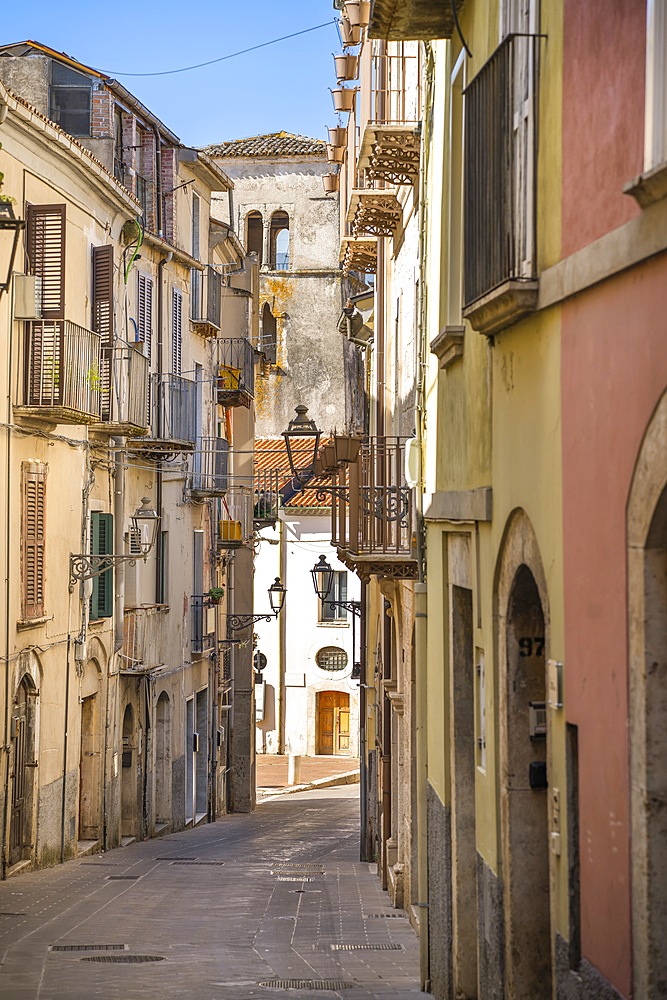 Bell tower, Corso Marcelli, Isernia, Molise, Italy