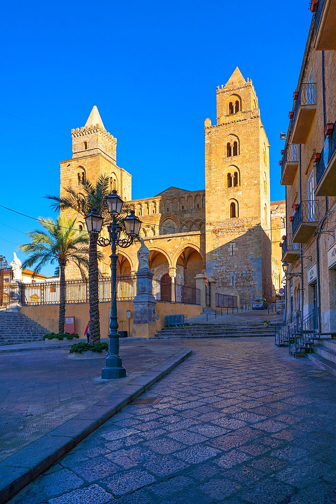 Cefalù Cathedral, Duomo di Cefalù, Cefalù, Palermo, Sicily, Italy