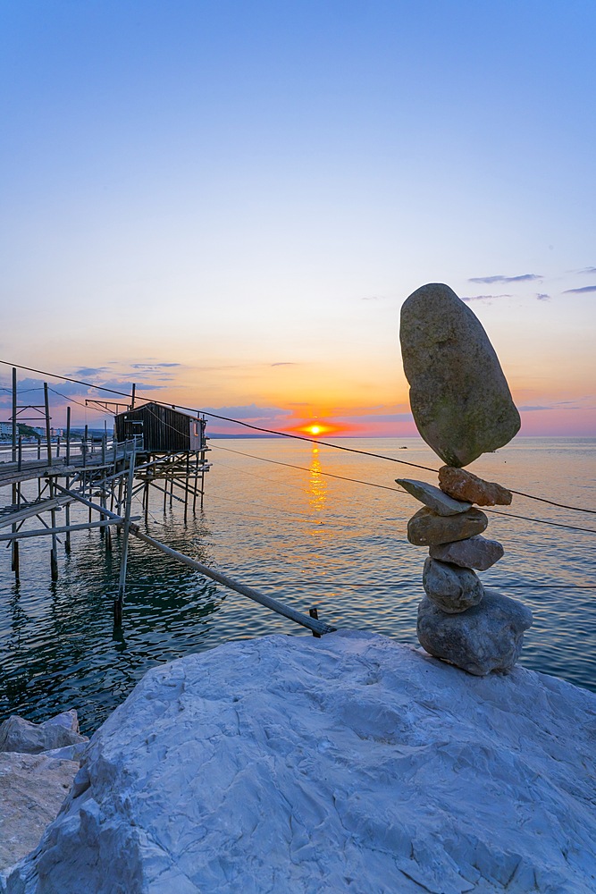 Celestine's Trabucco, Trabucco di Celestino, Termoli, Campobasso, Molise, Italy