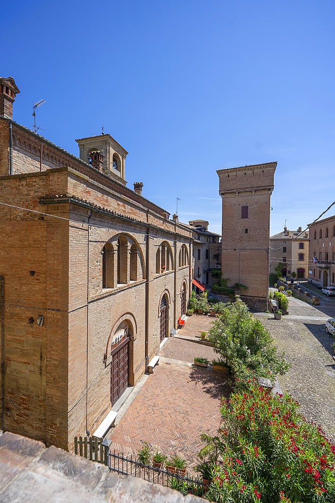 Prison tower, vinegar factory, Castelvetro di Modena, Modena, Emilia-Romagna, Italy