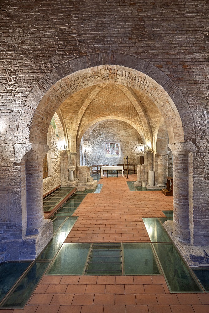 Ancient Cathedral of Santa Maria Aprutiensis, Teramo, Abruzzo, Italy