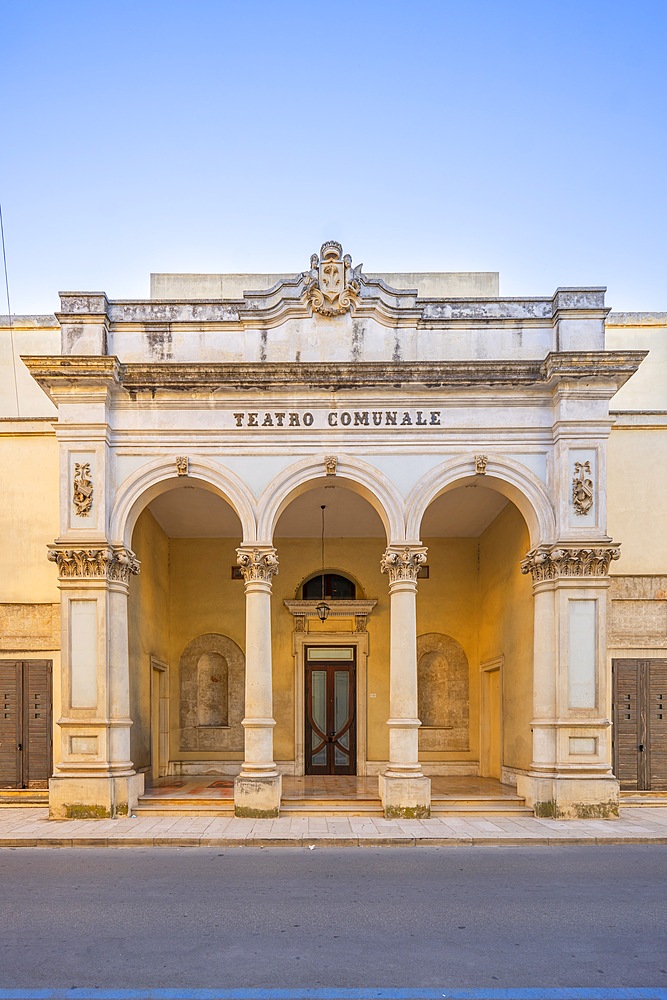 Municipal theatre, Mesagne, Brindisi, Salento, Apulia, Italy