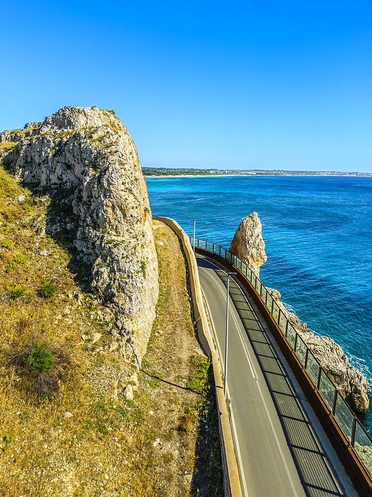 Split mountain, Montagna Spaccata, Galatone, Lecce, Salento, Apulia, Italy