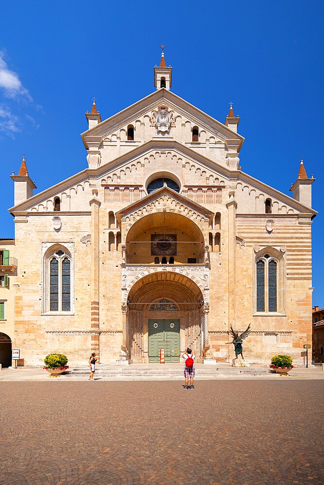 The Cathedral of Verona (official name: Cathedral of Santa Maria Assunta), Verona, Veneto, Italy