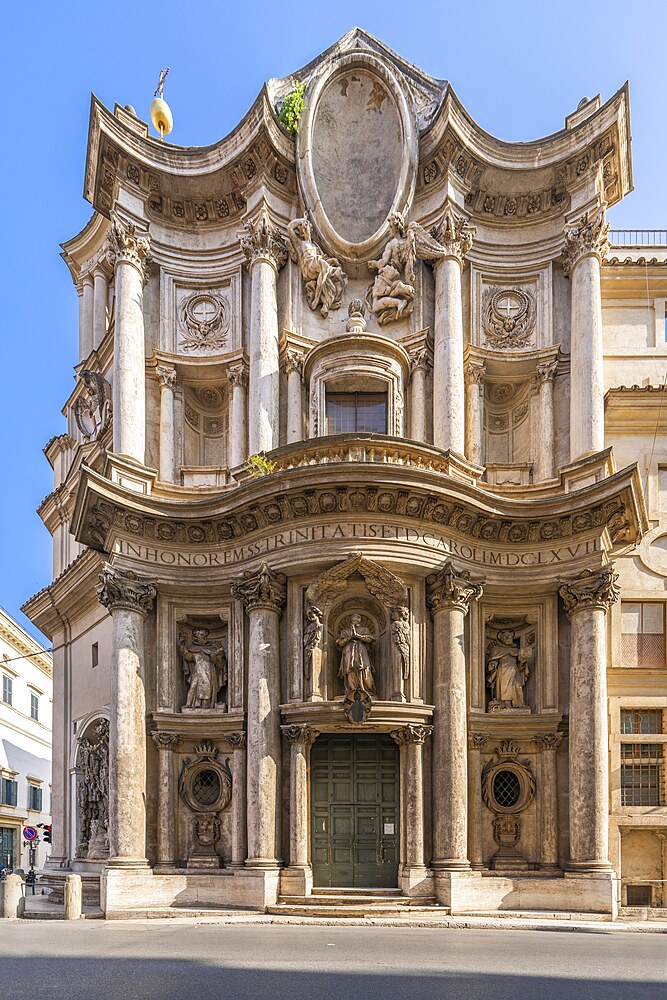 Church of San Carlino alle quattro Fontane, Roma, Lazio, Italy