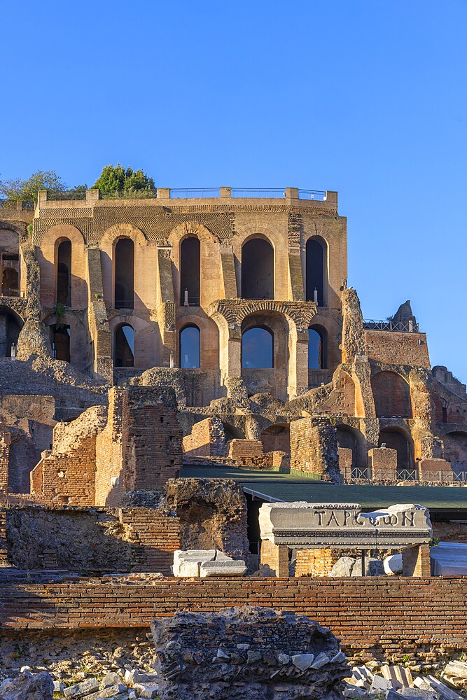 Domus Tiberiana, imperial Forums, Roma, Lazio, Italy