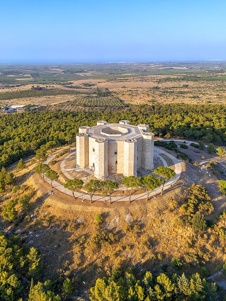 Fortress of Frederick II of Swabia, Castel del Monte, Andria, Western Murge, Barletta, Puliglia, Italy