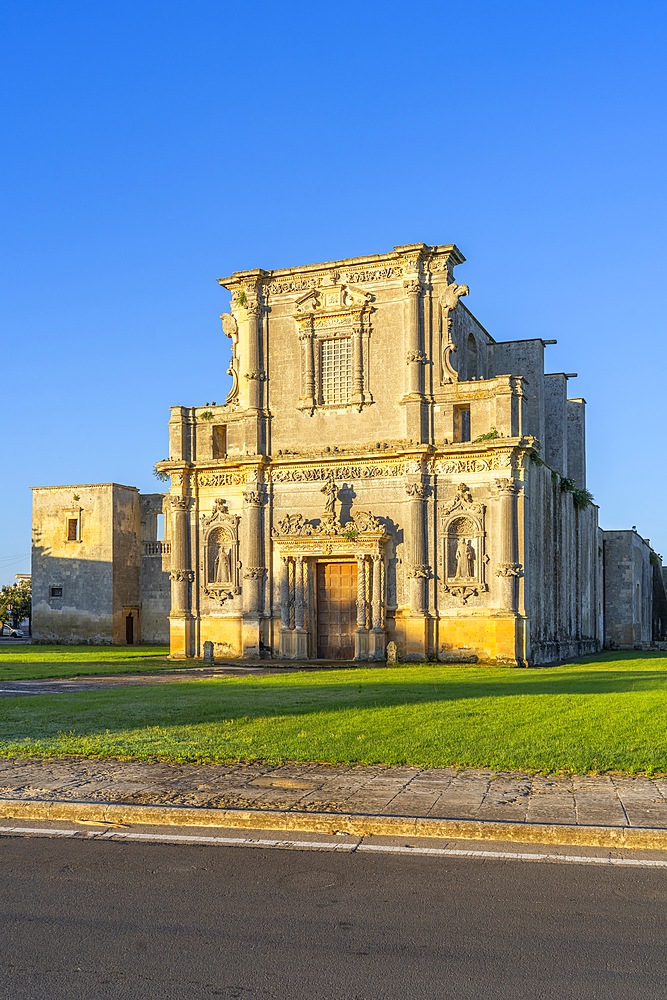 Church and Convent of the Augustinians, Melpignano, Lecce, Salento, Apulia, Italy